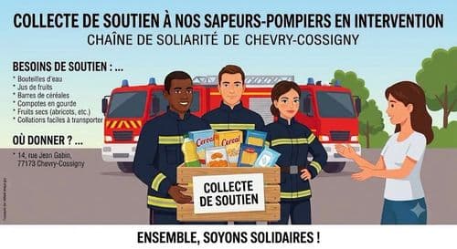 Collecte de soutien aux Sapeurs-Pompiers