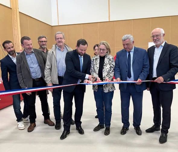 Inauguration de la nouvelle salle de gymnastique